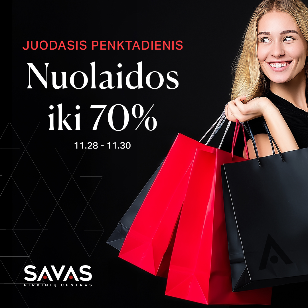 Juodasis nuolaidų Savaitgalis Save